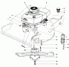 Toro 20715 - Lawnmower, 1981 (1000001-1999999) Ersatzteile ENGINE ASSEMBLY