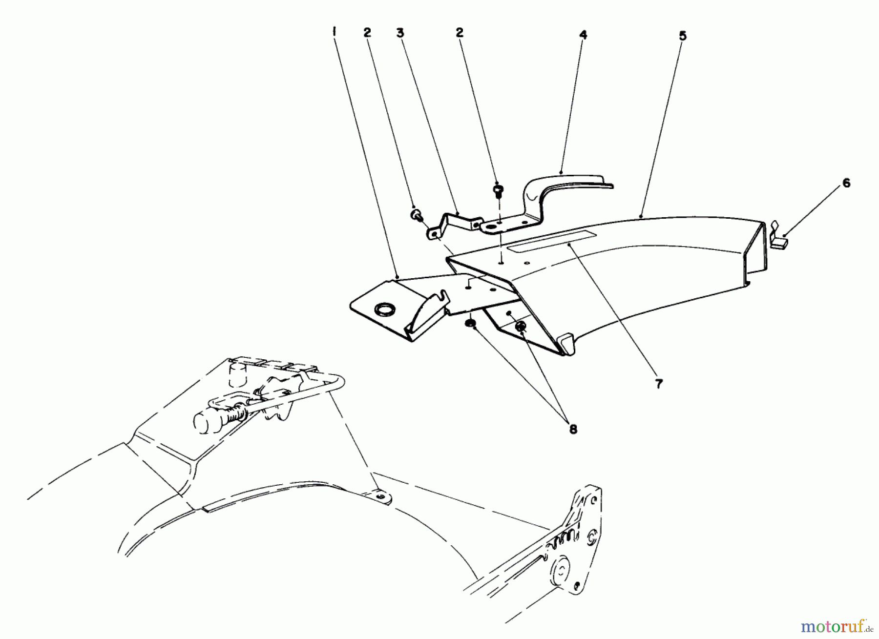 Toro Neu Mowers, Walk-Behind Seite 1 20715 - Toro Lawnmower, 1983 (3000001-3999999) SIDE DISCHARGE CHUTE MODEL NO. 59108 (OPTIONAL)