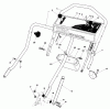 Toro 20715 - Lawnmower, 1984 (4000001-4999999) Ersatzteile HANDLE ASSEMBLY