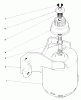 Toro 20715 - Lawnmower, 1984 (4000001-4999999) Ersatzteile STARTER ASSEMBLY