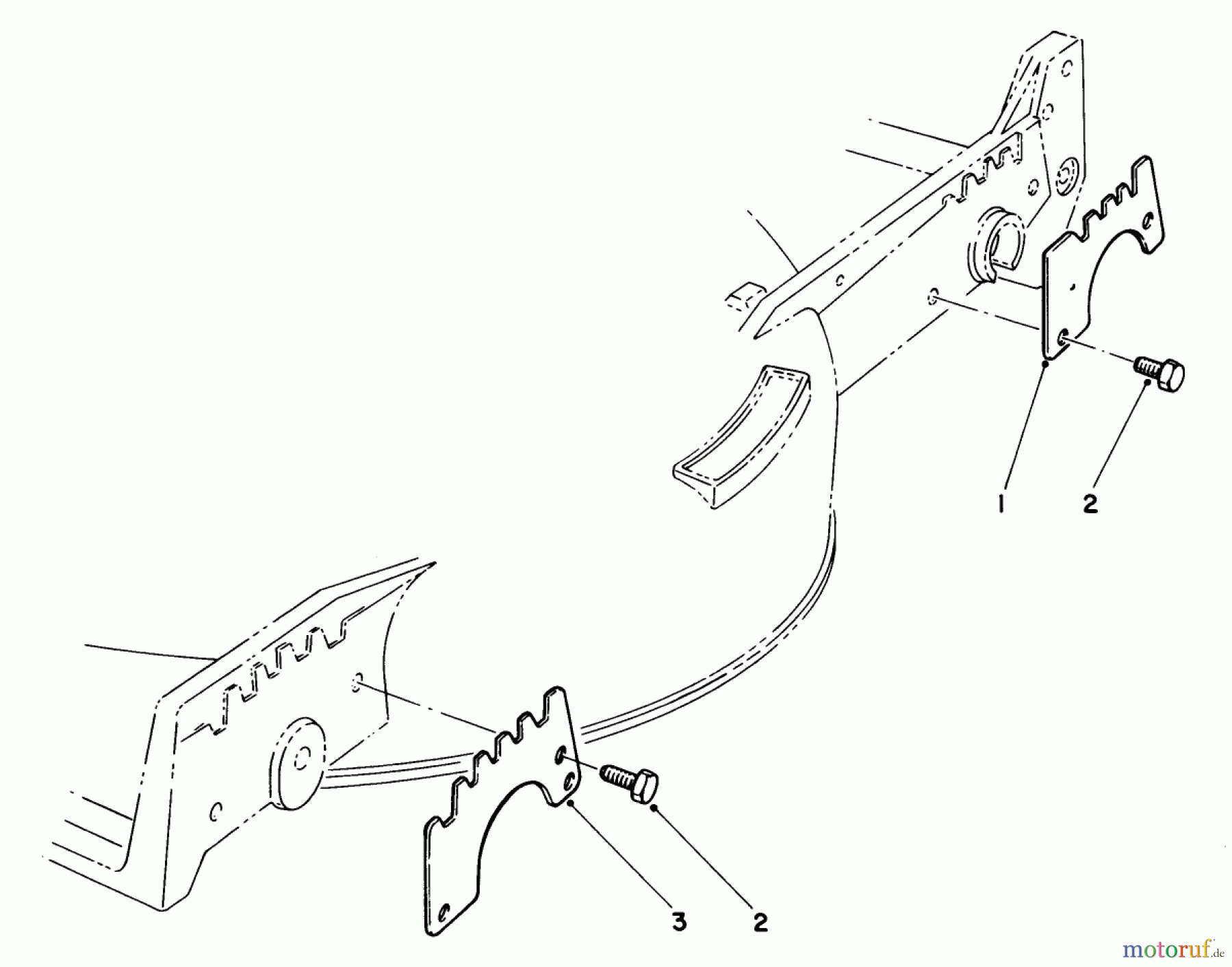 Toro Neu Mowers, Walk-Behind Seite 1 20715 - Toro Lawnmower, 1985 (5000001-5999999) WEAR PLATE KIT NO. 49-4080 (OPTIONAL)