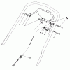 Toro 20715C - Lawnmower, 1985 (5000001-5999999) Ersatzteile TRACTION CONTROL ASSEMBLY