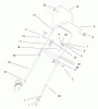 Toro 20716 - Side Discharge Mower, 1998 (8900001-8999999) Ersatzteile HANDLE ASSEMBLY