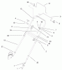 Toro 20716 - Side Discharge Mower, 1999 (9900001-9999999) Ersatzteile HANDLE ASSEMBLY