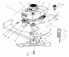 Toro 20718C - Lawnmower, 1986 (6000001-6999999) Ersatzteile ENGINE ASSEMBLY