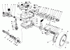 Toro 20718C - Lawnmower, 1986 (6000001-6999999) Ersatzteile GEAR CASE ASSEMBLY
