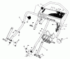 Toro 20718C - Lawnmower, 1986 (6000001-6999999) Ersatzteile HANDLE ASSEMBLY