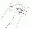 Toro 20718C - Lawnmower, 1986 (6000001-6999999) Ersatzteile TRACTION CONTROL ASSEMBLY