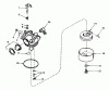 Toro 20720 - Lawnmower, 1981 (1000001-1999999) Ersatzteile CARBURETOR NO. 632050