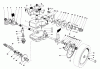 Toro 20735 - Lawnmower, 1983 (3000001-3999999) Ersatzteile GEAR CASE ASSEMBLY