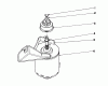 Toro 20740 - Lawnmower, 1978 (8000001-8999999) Ersatzteile STARTER MOTOR
