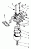 Toro 20745 - Lawnmower, 1984 (4000001-4999999) Ersatzteile CARBURETOR ASSEMBLY