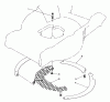 Toro 20745 - Lawnmower, 1984 (4000001-4999999) Ersatzteile LEAF SHREDDER KIT NO. 59101 (OPTIONAL)