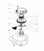 Toro 20745C - Lawnmower, 1985 (5000001-5999999) Ersatzteile RECOIL ASSEMBLY
