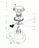 Toro 20745C - Lawnmower, 1987 (7000001-7999999) Ersatzteile RECOIL ASSEMBLY (ENGINE NO. 47PG6)