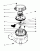 Toro 20746C - Lawnmower, 1988 (8000001-8999999) Ersatzteile RECOIL ASSEMBLY (ENGINE NO. 47PH7)