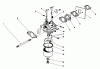 Toro 20747 - Lawnmower, 1985 (5000001-5999999) Ersatzteile CARBURETOR ASSEMBLY