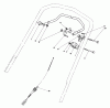 Toro 20747 - Lawnmower, 1985 (5000001-5999999) Ersatzteile TRACTION CONTROL ASSEMBLY