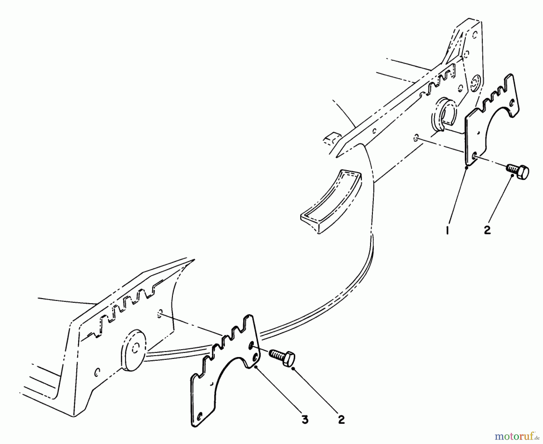 Toro Neu Mowers, Walk-Behind Seite 1 20747 - Toro Lawnmower, 1985 (5000001-5999999) WEAR PLATE KIT NO. 49-4080 (OPTIONAL)