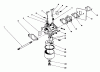 Toro 20747C - Lawnmower, 1987 (7000001-7999999) Ersatzteile CARBURETOR ASSEMBLY (MODEL NO. 47PG6)