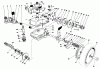 Toro 20747C - Lawnmower, 1987 (7000001-7999999) Ersatzteile GEAR CASE ASSEMBLY
