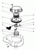 Toro 20747C - Lawnmower, 1987 (7000001-7999999) Ersatzteile RECOIL ASSEMBLY (MODEL NO. 47PG6)