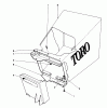 Toro 20750 - Lawnmower, 1978 (8000001-8999999) Ersatzteile GRASS BAG ASSEMBLY
