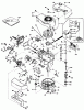 Toro 20752 - Lawnmower, 1979 (9000001-9999999) Ersatzteile ENGINE TECUMSEH MODEL NO. TNT 100-10059C
