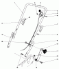 Toro 20752 - Lawnmower, 1979 (9000001-9999999) Ersatzteile HANDLE ASSEMBLY