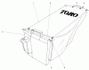 Toro 20752 - Lawnmower, 1980 (0000001-0999999) Ersatzteile GRASS BAG ASSEMBLY