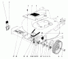 Toro 20755 - Lawnmower, 1980 (0000001-0999999) Ersatzteile FRONT WHEEL AND PIVOT ARM ASSEMBLY