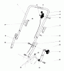 Toro 20758 - Lawnmower, 1981 (1000001-1999999) Ersatzteile HANDLE ASSEMBLY