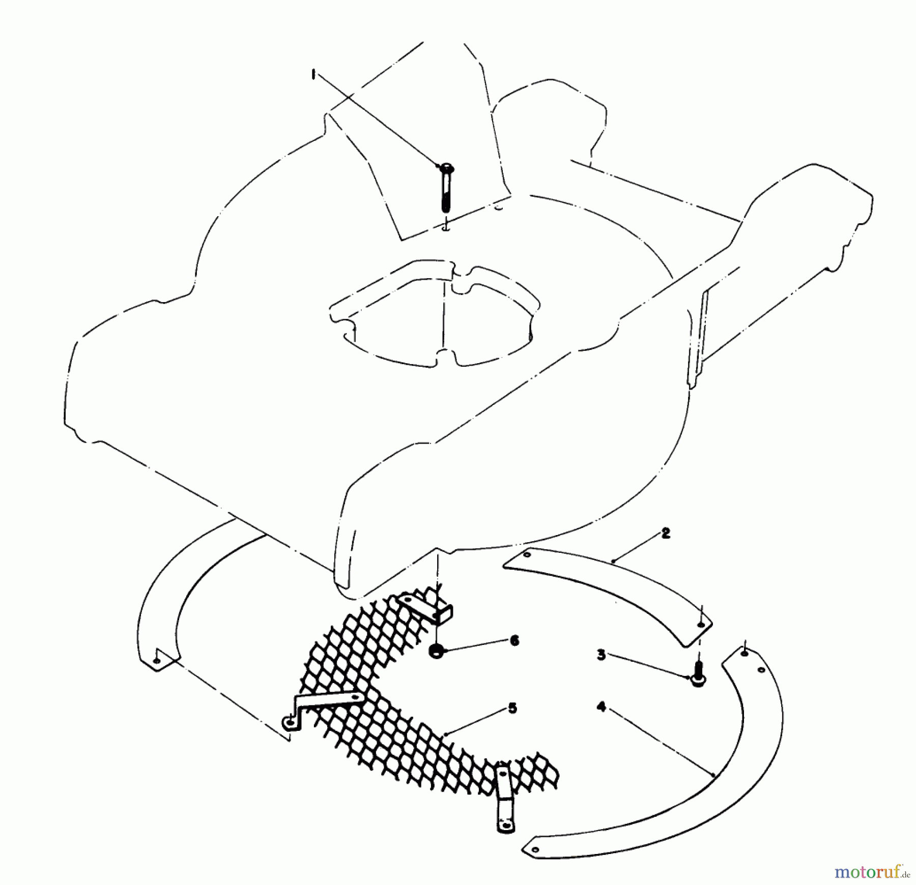 Toro Neu Mowers, Walk-Behind Seite 1 20758 - Toro Lawnmower, 1981 (1000001-1999999) LEAF SHREDDER KIT NO. 59100 (OPTIONAL)