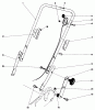Toro 20762 - Lawnmower, 1979 (9000001-9999999) Ersatzteile HANDLE ASSEMBLY
