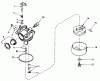 Toro 20762 - Lawnmower, 1984 (4000001-4999999) Ersatzteile CARBURETOR NO. 632050A