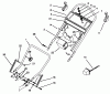 Toro 20763B - Lawnmower, 1993 (39000001-39999999) Ersatzteile HANDLE ASSEMBLY