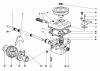 Toro 20770 - Lawnmower, 1982 (2000001-2999999) Ersatzteile GEAR CASE ASSEMBLY