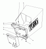 Toro 20770 - Lawnmower, 1982 (2000001-2999999) Ersatzteile GRASS BAG ASSEMBLY
