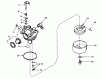 Toro 20772 - Lawnmower, 1980 (0000001-0999999) Ersatzteile CARBURETOR NO. 632050