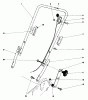 Toro 20772 - Lawnmower, 1980 (0000001-0999999) Ersatzteile HANDLE ASSEMBLY