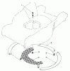 Toro 20772 - Lawnmower, 1980 (0000001-0999999) Ersatzteile LEAF SHREDDER KIT NO. 59100 (OPTIONAL)