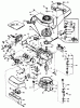 Toro 20775 - Lawnmower, 1982 (2000001-2999999) Ersatzteile ENGINE TECUMSEH MODEL NO. TNT 100-10079D