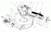 Toro 20780C - Lawnmower, 1985 (5000001-5999999) Ersatzteile HOUSING ASSEMBLY