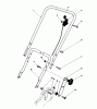 Toro 20780C - Lawnmower, 1987 (7000001-7999999) Ersatzteile HANDLE ASSEMBLY