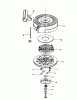 Toro 20780C - Lawnmower, 1987 (7000001-7999999) Ersatzteile REWIND STARTER NO. 590635