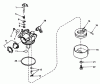 Toro 20788 - Lawnmower, 1980 (0000001-0999999) Ersatzteile CARBURETOR NO. 632050