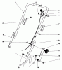 Toro 20788 - Lawnmower, 1980 (0000001-0999999) Ersatzteile HANDLE ASSEMBLY