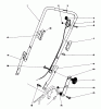 Toro 20788 - Lawnmower, 1981 (1000001-1999999) Ersatzteile HANDLE ASSEMBLY