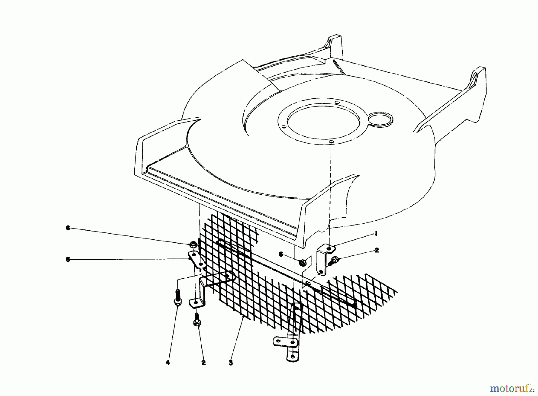 Toro Neu Mowers, Walk-Behind Seite 1 20790 - Toro Lawnmower, 1980 (0000001-0999999) LEAF SHREDDER KIT NO. 59105 (OPTIONAL)