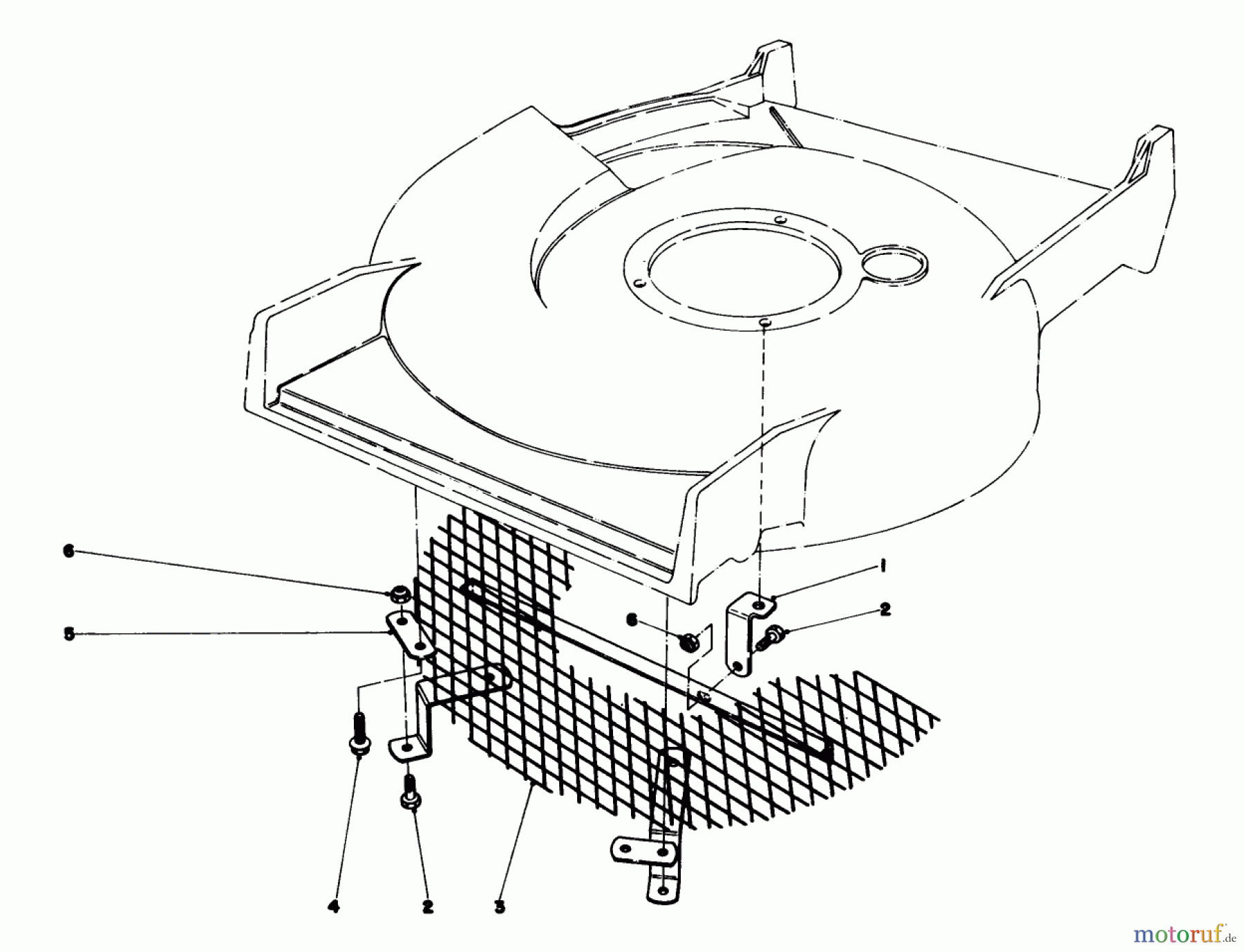 Toro Neu Mowers, Walk-Behind Seite 1 20790 - Toro Lawnmower, 1981 (1000001-1999999) LEAF SHREDDER KIT NO. 59105 (OPTIONAL)